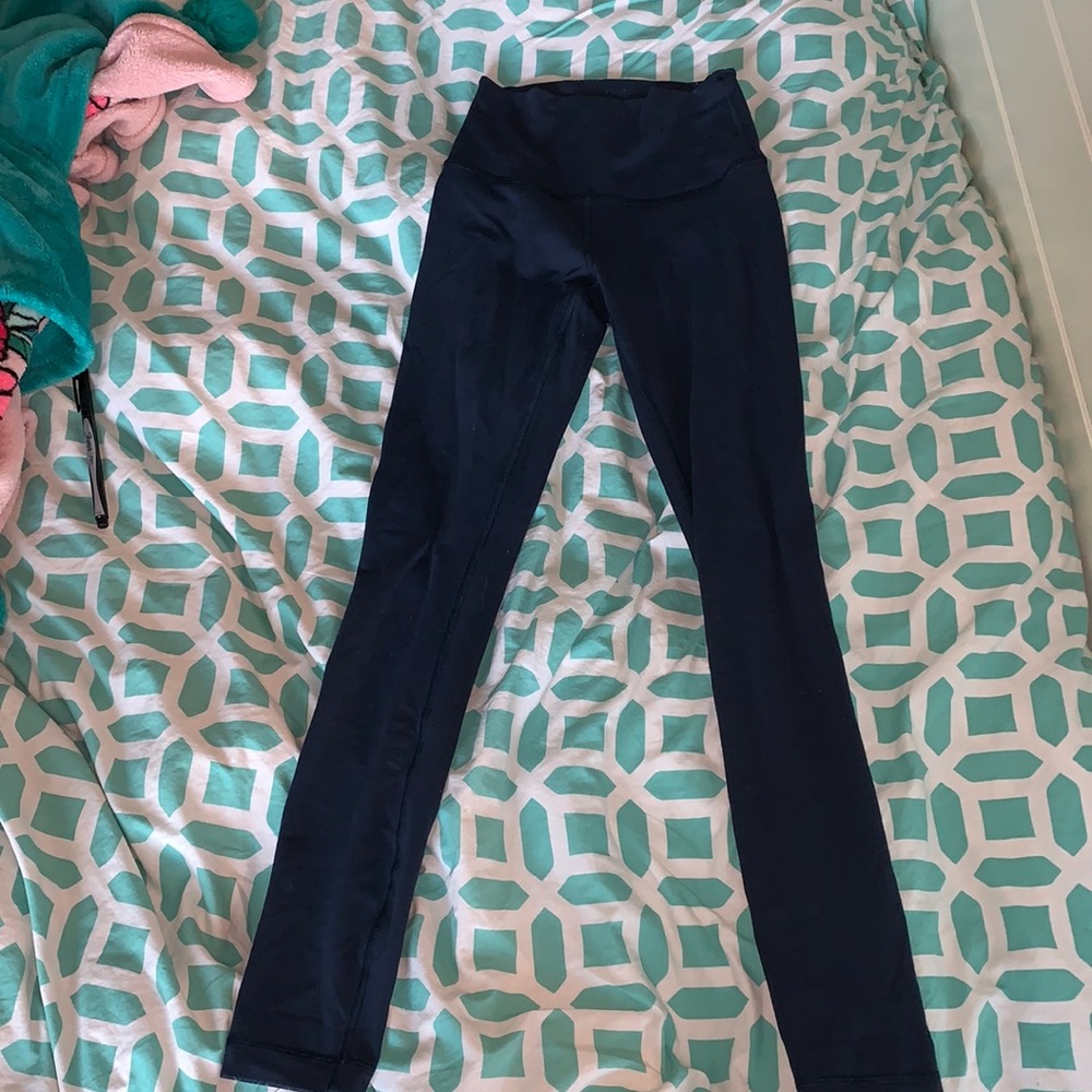 navy lululemon leggings good condition